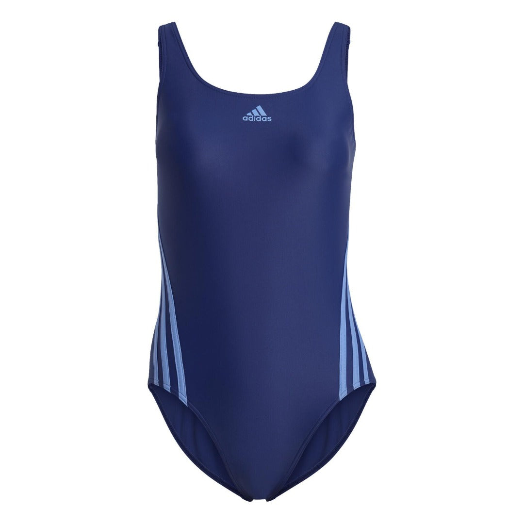 adidas 3 Stripes Swimsuit - Victory Blue